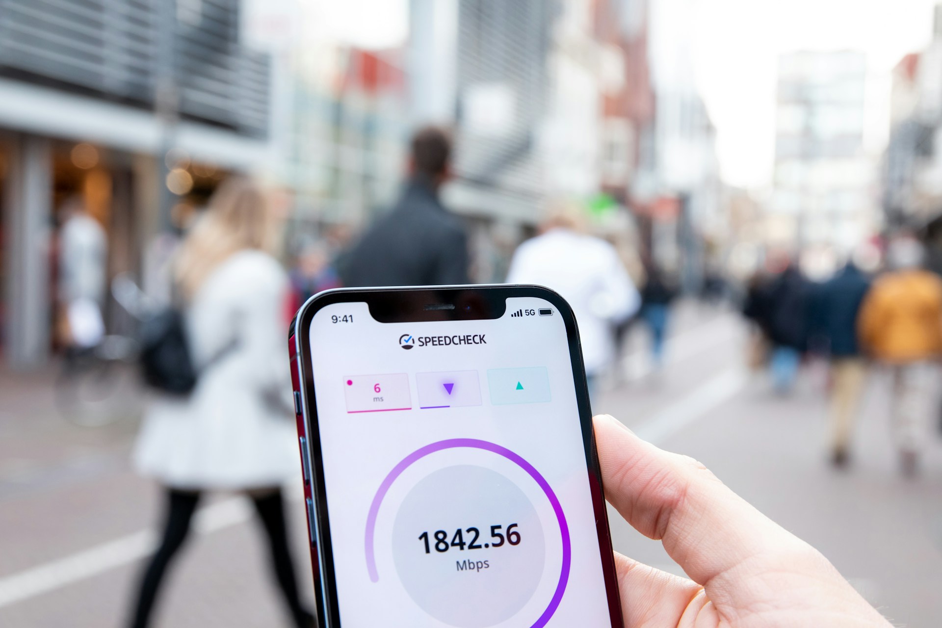 Website speed and internet performance concept